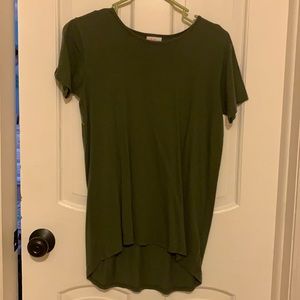 From LulaRoe, size 14 (kids), dark green